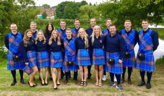 Image Stirling University Team Scotland aquatics athletes Birmingham 2022