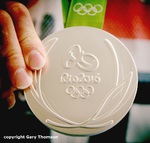 image of rio 2016 olympic silver medal